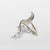 Anello Divenire in Oro Bianco 18 kt con Diamanti