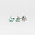 Orecchini In Oro Bianco 18 kt Con Smeraldi E Diamanti