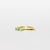 Anello Veretta In Oro Giallo 18 Kt Con Smeraldi E Diamanti