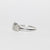 Anello Trilogy Di Fiori Pavé In Oro Bianco 18 Kt e Diamanti