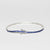 Bracciale Tennis in Oro Bianco 18 kt e Zaffiri