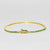 Bracciale Tennis in Oro Giallo 18 kt con Smeraldi