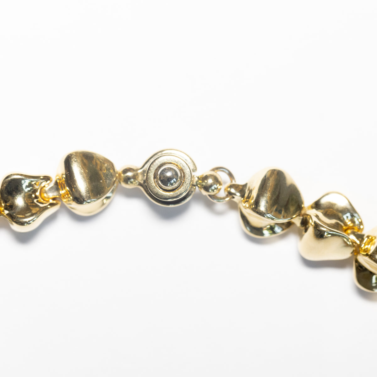 "Gilded Age" necklace in 18 kt yellow gold