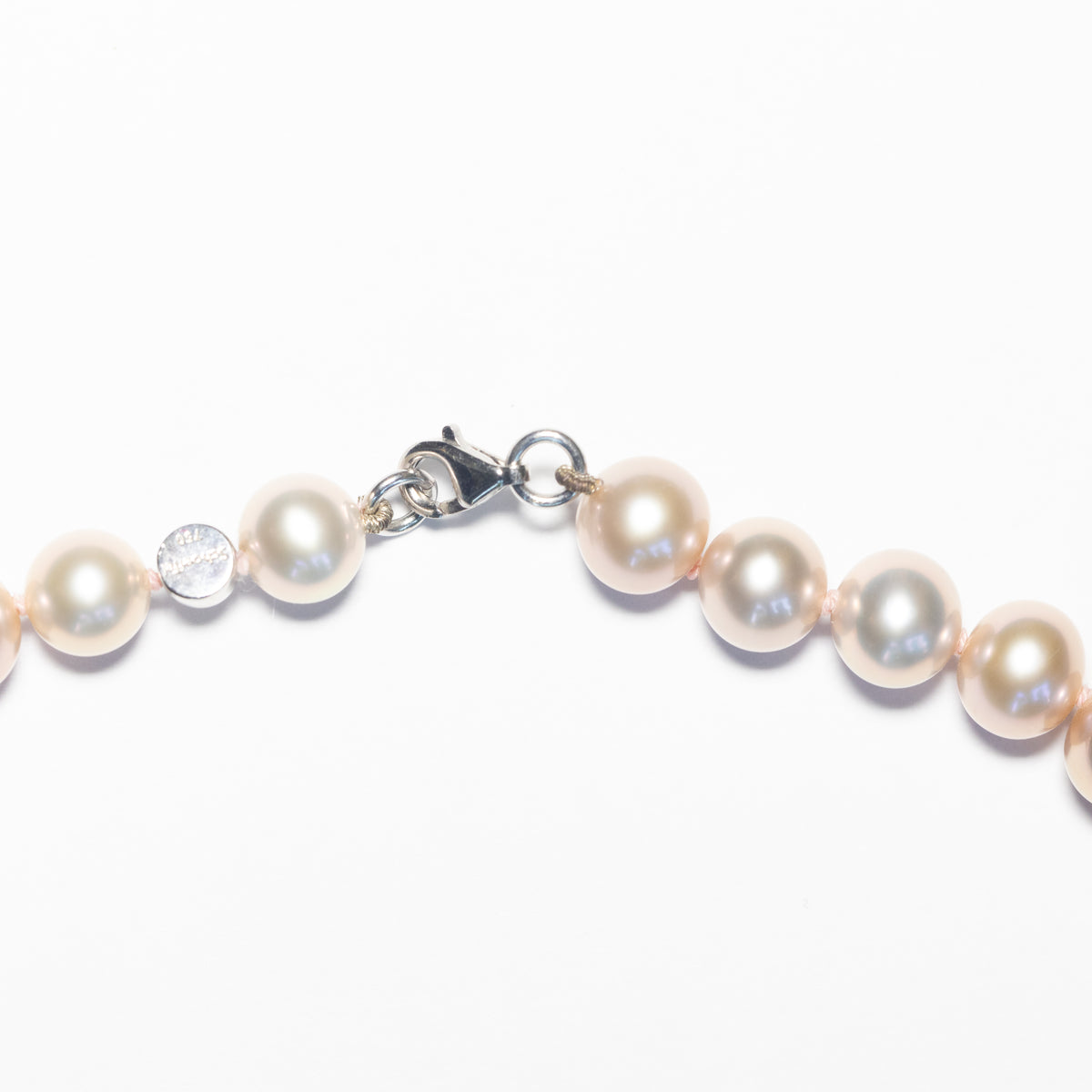 Collana di perle fresh water pink