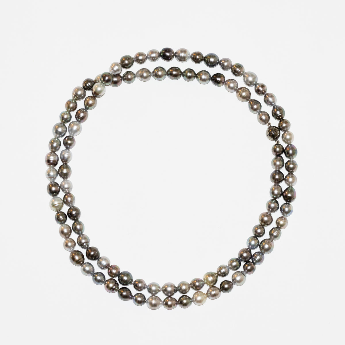 Double Row Tahitian Pearl Necklace