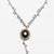 Collana Perla Dei Mari in Oro Bianco 18 kt con Perla Thaiti e Diamanti