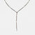 Spring Weave Necklace in 18kt White Gold and Diamonds