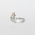 Anello Fantasia Stella in oro bianco 18 kt e diamanti