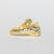 Anello Tiger in oro giallo e bianco 18 kt