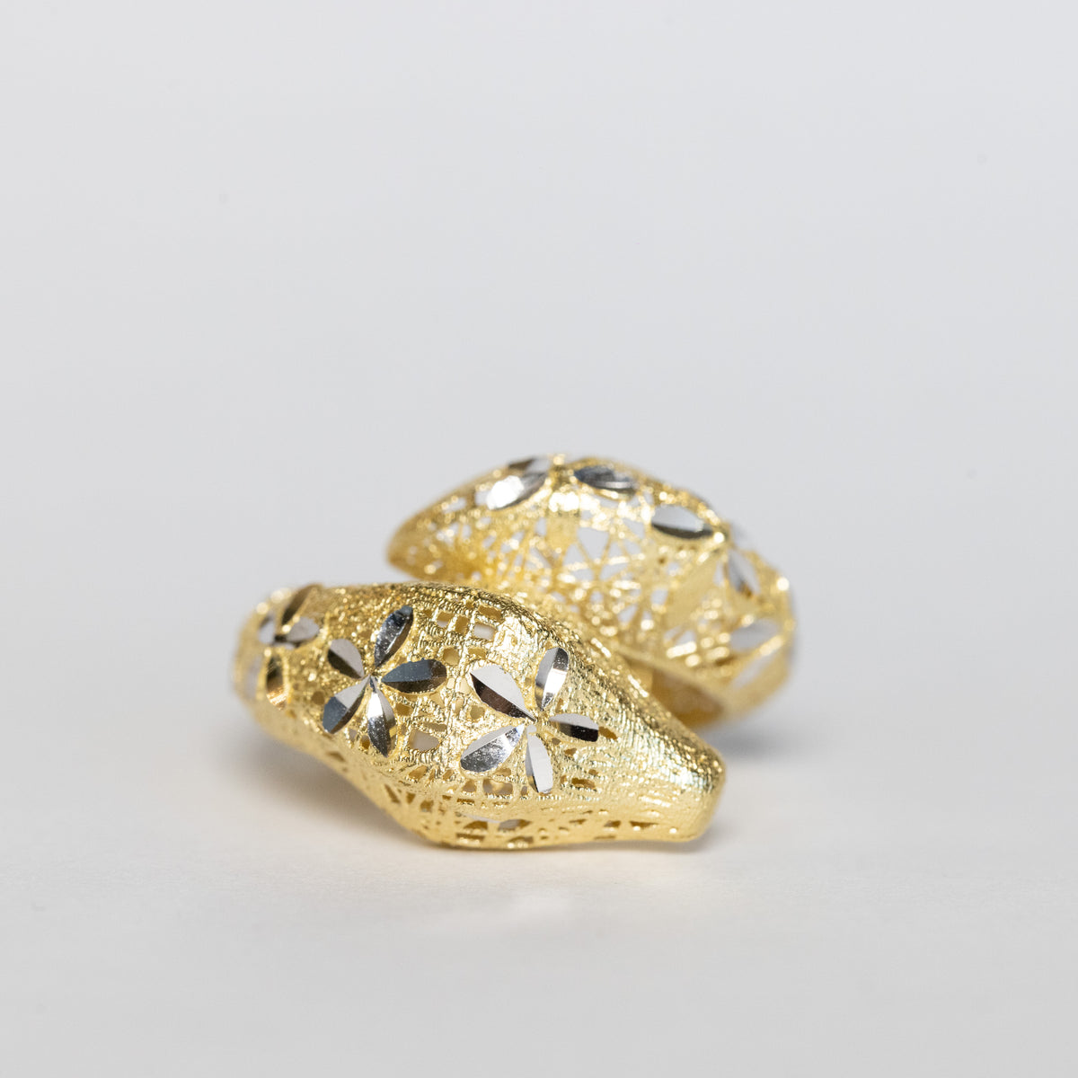 Anello Snake in oro giallo e bianco 18 kt