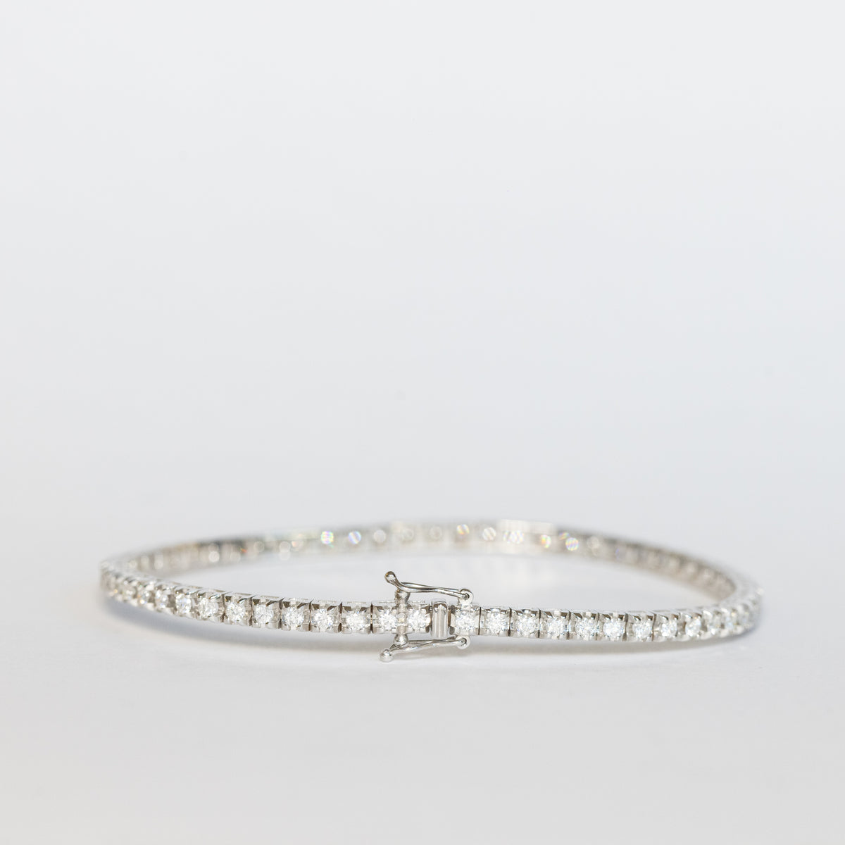 18kt White Gold Tennis Bracelet with Diamonds