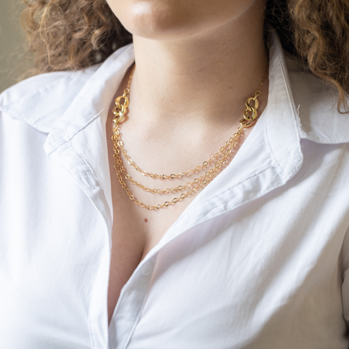 Collana in Oro Giallo 18 KT