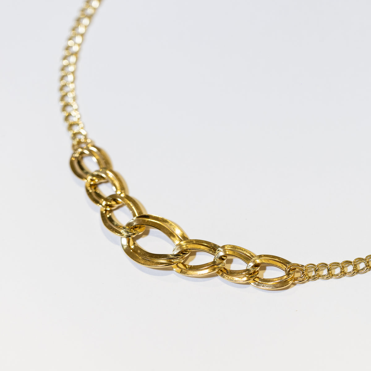 Collana in Oro Giallo 18 KT Fantasia Groumette