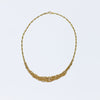 Collana Collier in Oro Bianco e Giallo 18 KT Fantasia Corda e Cerchio