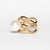 Anello Fascione in Oro Giallo 18 KT con Perla Centrale Australia e Diamanti