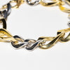 Bracciale in oro Bianco e Giallo 18 kt Unique Fusion