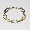 Bracciale in Oro giallo e  Bianco 18 kt Circles