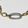 Bracciale in Oro giallo e  Bianco 18 kt Circles