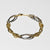 Bracciale in Oro Giallo e Bianco 18 kt Double Circles