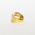 Anello "golden leaf" In Oro Giallo 18 kt