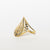 Anello Fantasia In Oro Giallo E Bianco 18 Kt