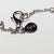 Collana in Oro Bianco 18 kt con Ciondolo Forma Goccia in Pavè di Diamanti e diamante centrale