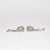 Orecchini In Oro Bianco 18 kt con Pavè di Diamanti Forma Goccia e Diamante Centrale Taglio Goccia
