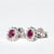 Orecchini con Rubini 0,51ct e Diamanti