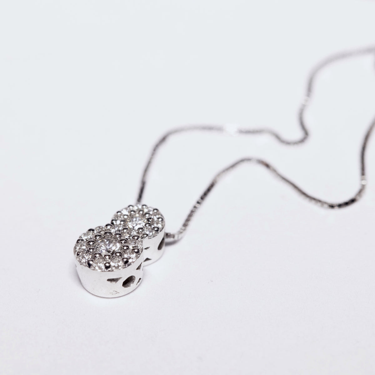 Pendant with Diamonds and 18KT Gold