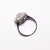 Anello Solitario Pavè In Oro Bianco 18Kt E Diamanti