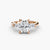 Anello con Tre Pietre (pietre laterali a baguette) 2