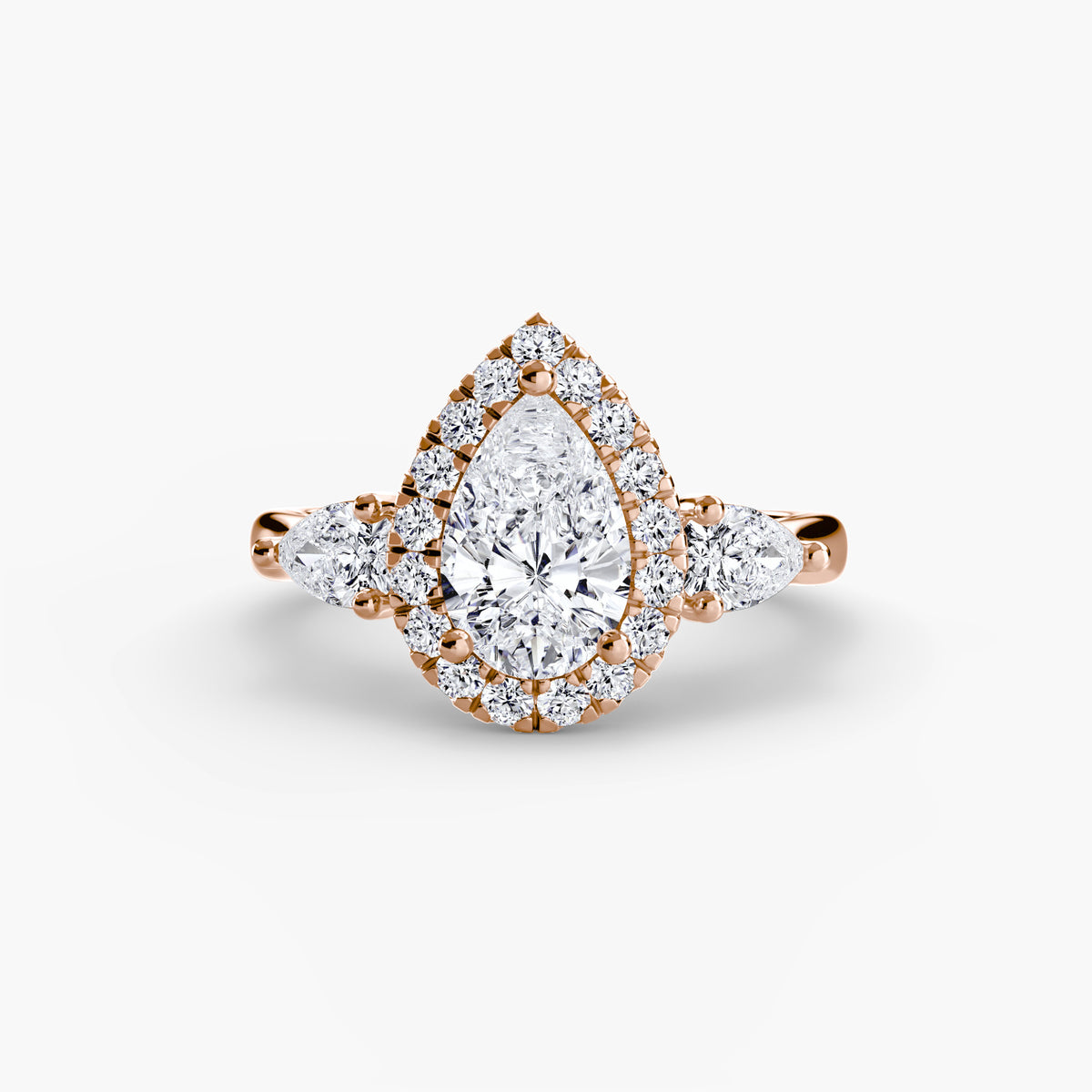 Anello con Tre pietre e Corona