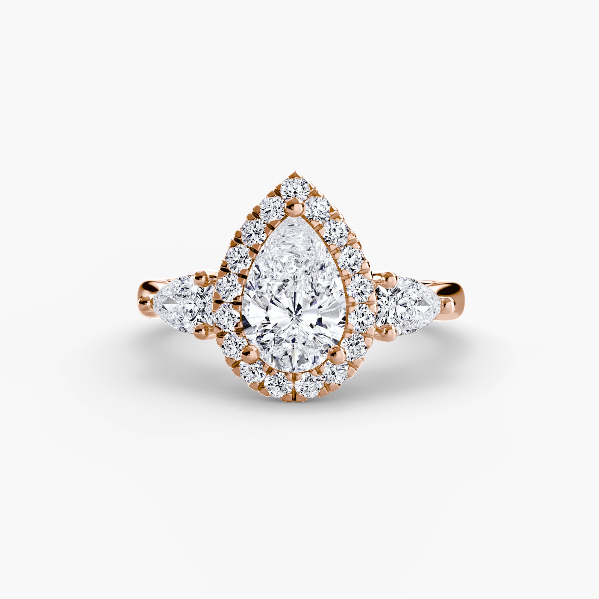 Anello con Tre pietre e Corona
