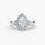 Anello con Tre pietre e Corona