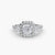 Ring with Three Stones and Crown 2