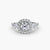 Ring with Three Stones and Crown 2