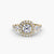 Ring with Three Stones and Crown 2