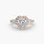 Ring with Three Stones and Crown 2