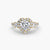 Ring with Three Stones and Crown 2
