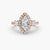Ring with Three Stones and Crown 2