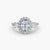 Ring with Three Stones and Crown 2