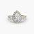 Ring with Three Stones and Crown 2