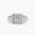 Ring with Three Stones and Crown 2