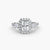 Ring with Three Stones and Crown 2