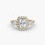 Ring with Three Stones and Crown 2