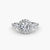 Ring with Three Stones and Crown 2