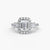 Ring with Three Stones and Crown 2