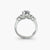 Anello con Cinque Pietre e Fascia Pavé