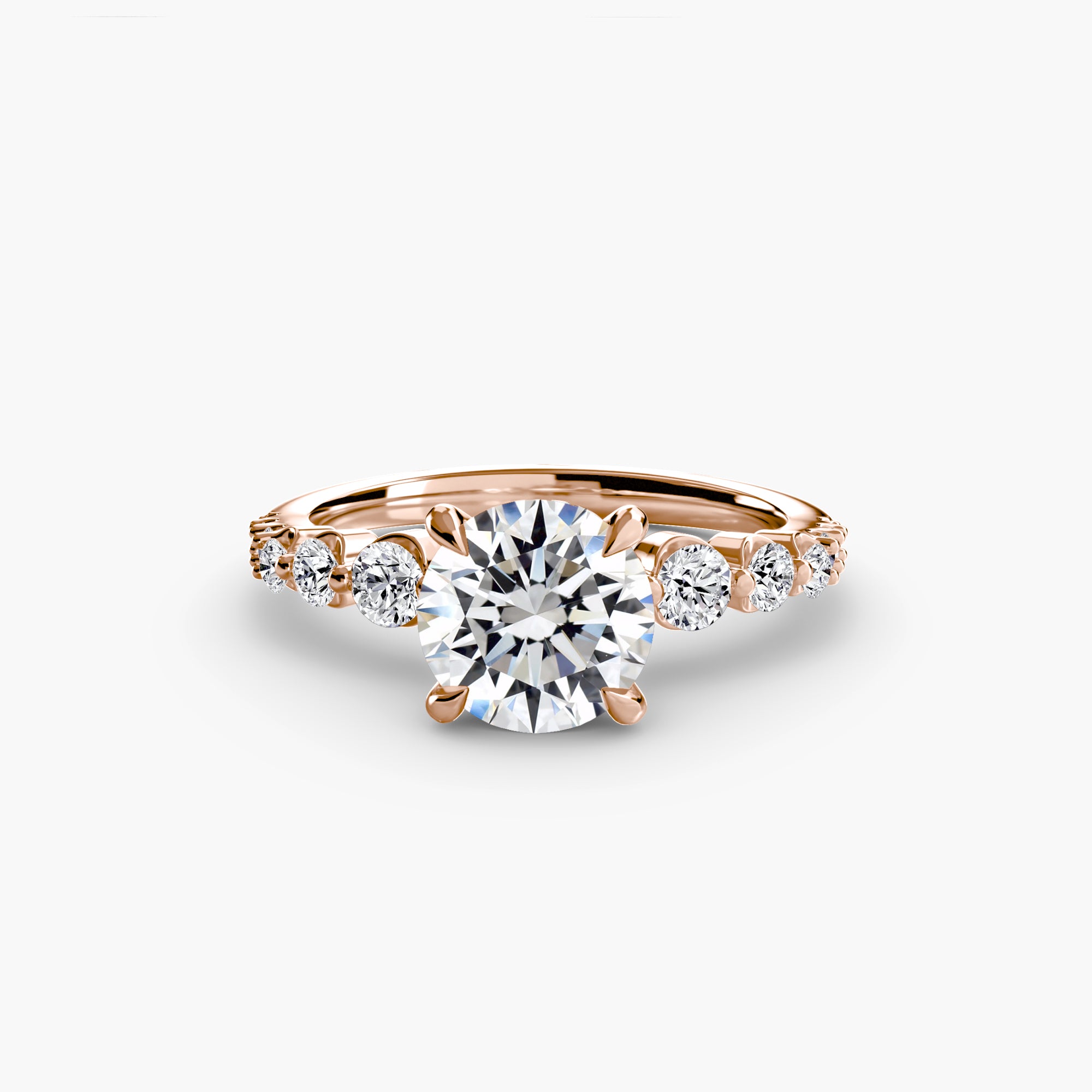 Anello con Diamanti a Cascata