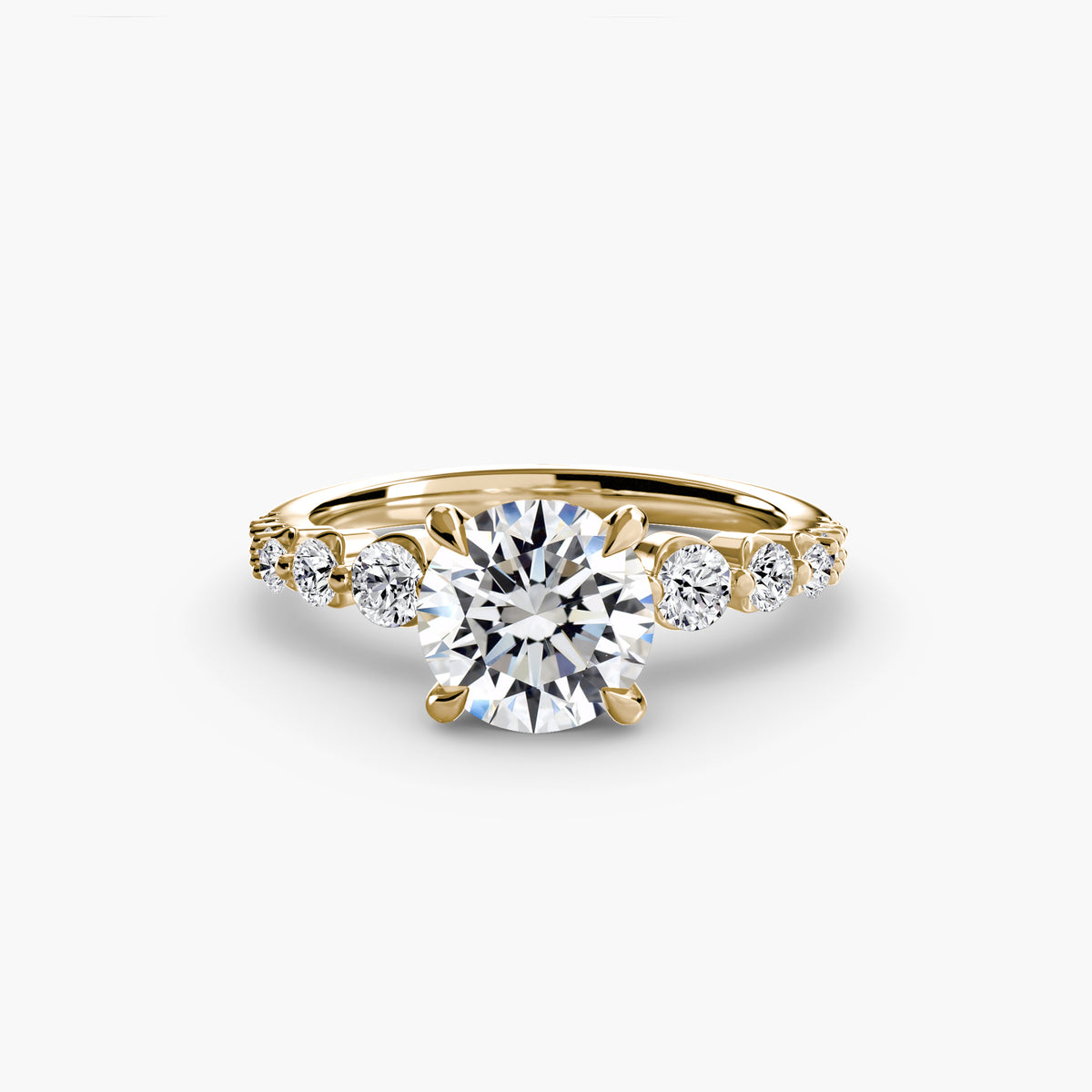 Anello con Diamanti a Cascata